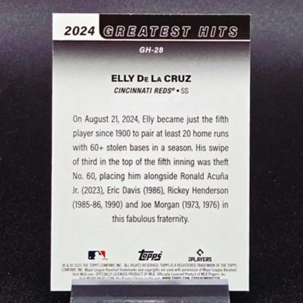 Elly De La Cruz Heritage Chrome Mystical Greatest Hits Cincinnati Reds Star - Picture 5 of 7